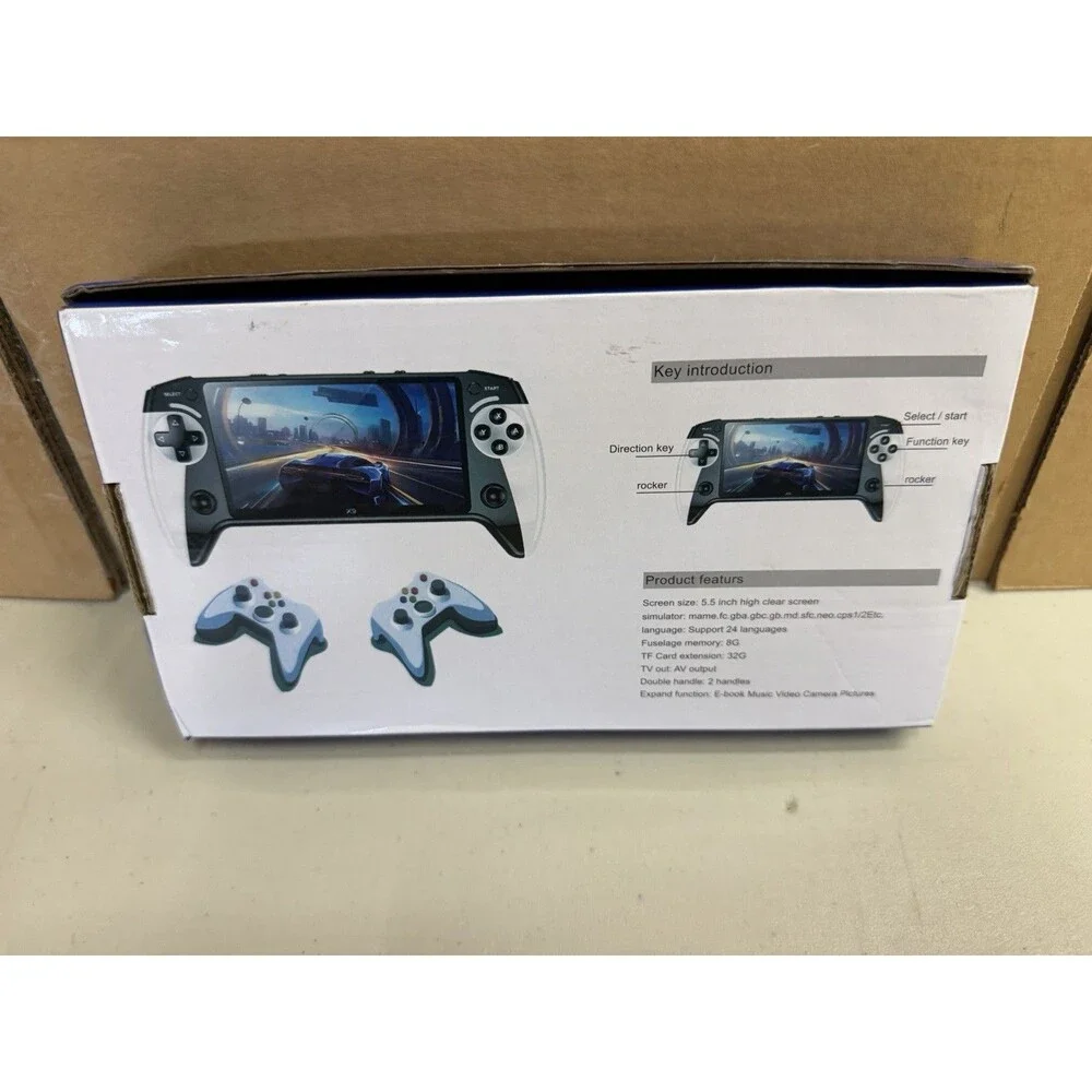 Black Hawk X9 5.5in Large Screen Handheld Game Console w/ TV Connectivity
